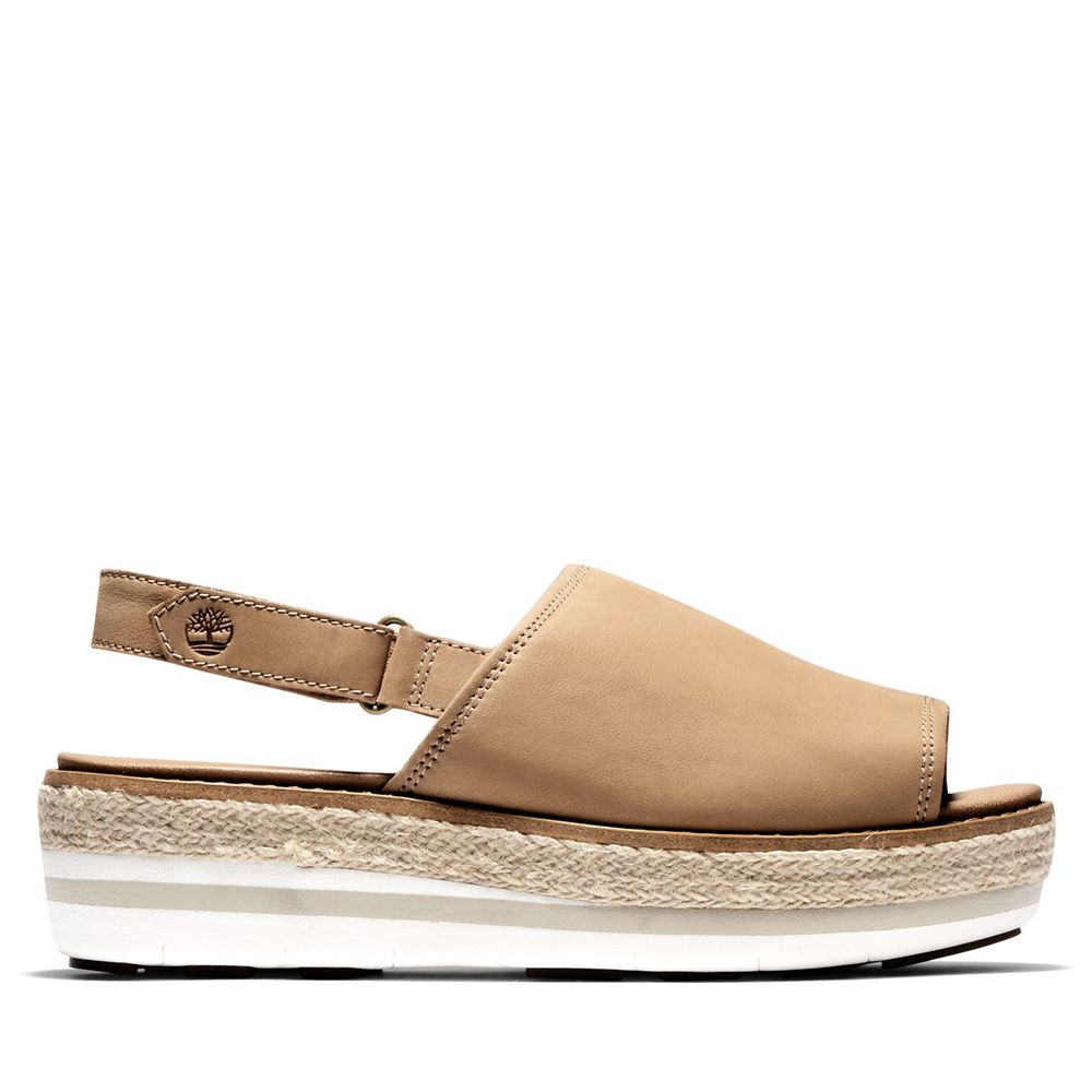 Timberland Σανδαλια Γυναικεια Καφε - Emerson Point Peep-Toe - Greece 3901847-WQ